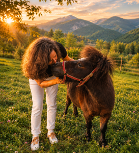 Stillness Satori Lisa J & the pony Will-Whoa